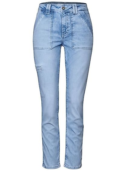 STREET ONE Stoffhose – Cargo-Jeans im günstig online kaufen