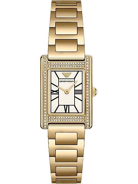 Emporio Armani Quarzuhr Emporio Armani Damen-Uhren Analog Quarz günstig online kaufen