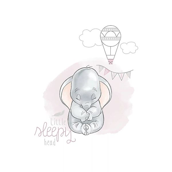 Komar Wandbild Dumbo Sleepy 30 cm x 40 cm günstig online kaufen