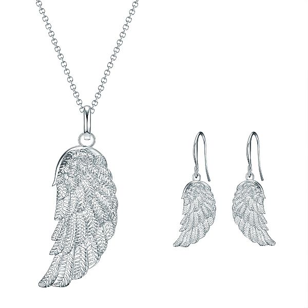 Rafaela Donata Schmuckset Engelsflügel silber (3-tlg), günstig online kaufen
