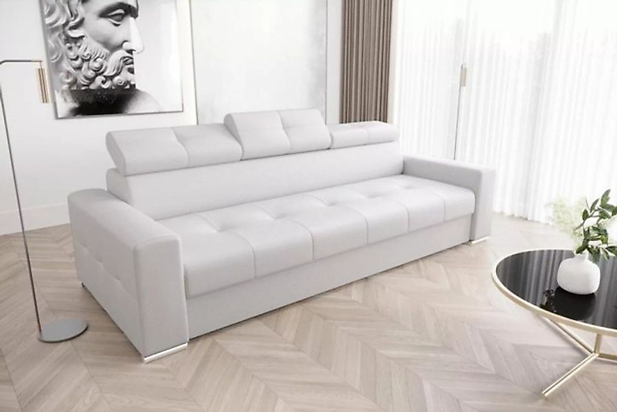 JVmoebel Sofa Moderne 3er Sitz Sofas Zimmer Möbel Weiß Polster Dreisitzer, günstig online kaufen