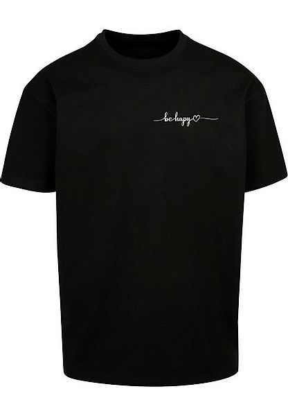 Merchcode T-Shirt Merchcode Herren Be Happy Heavy Oversize Tee (1-tlg) günstig online kaufen