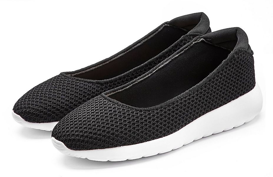 LASCANA Freizeitschuh, Slipper, Halbschuh, Slip-On-Sneaker, Ballerina zum R günstig online kaufen