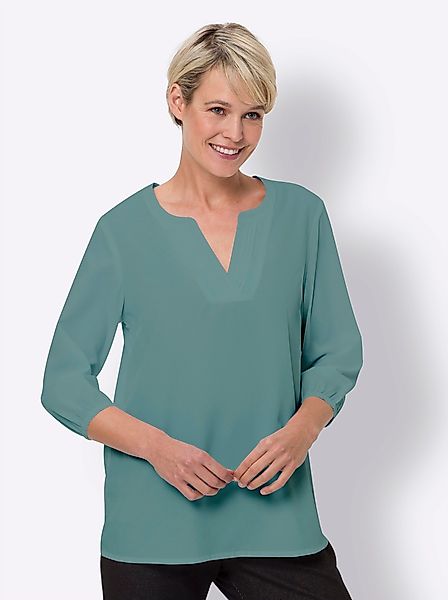 Sieh an! Klassische Bluse Schlupfbluse günstig online kaufen