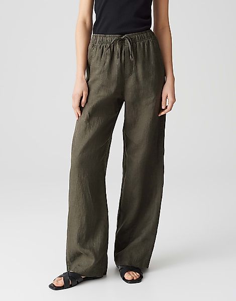 OPUS Leinenhose MILENI LINEN mit vorverlegter günstig online kaufen