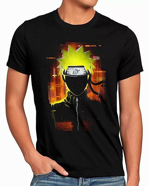 style3 T-Shirt Ninja Glitch kakashi sasuke hatake shikamaru naruto anime ma günstig online kaufen