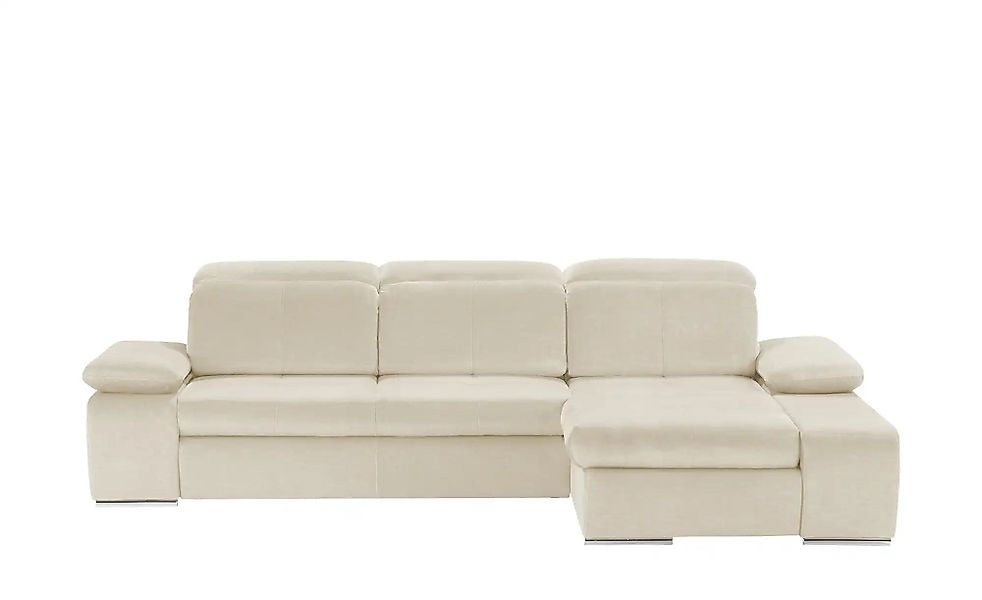 switch Ecksofa aus Mikrofaser Avilla ¦ beige ¦ Maße (cm): B: 285 H: 86 T: 1 günstig online kaufen