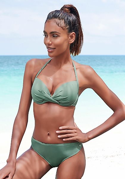 s.Oliver Bikini-Hose "Spain" in modischen Unifarben günstig online kaufen