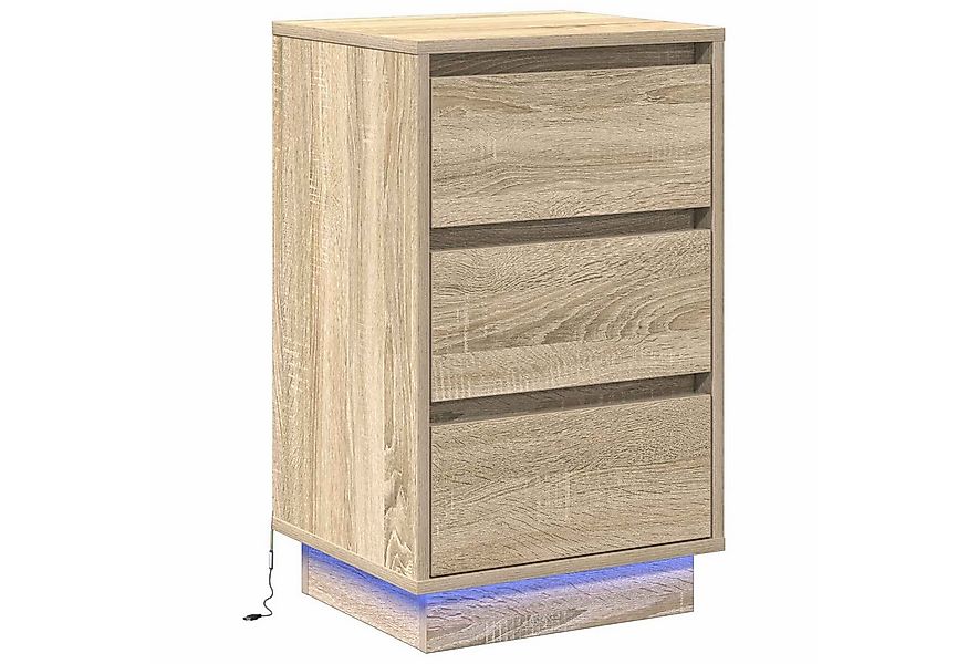vidaXL Nachttisch Nachttisch Sonoma-Eiche 39 x 34,5 x 65 cm Holzwerkstoff ( günstig online kaufen