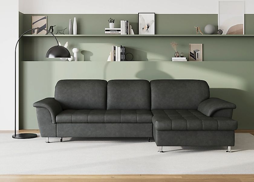 DOMO collection Ecksofa "Franzi Steppung im Sitzbereich B7T/H: 278/162/80 c günstig online kaufen