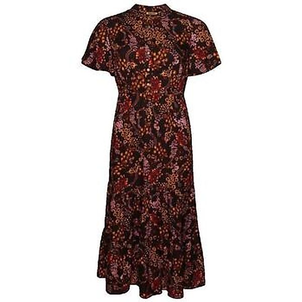 Superdry  Maxikleider Robe  mi-longue imprimée à manches courtes et volants günstig online kaufen