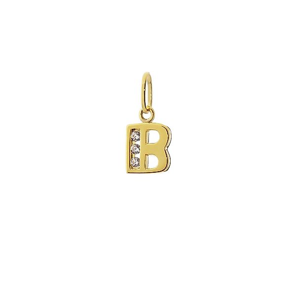 NKlaus Buchstabenanhänger Buchstabe B 8 Karat günstig online kaufen