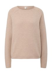 QS Longpullover Strickpullover Pullover mit Strukturmuster günstig online kaufen