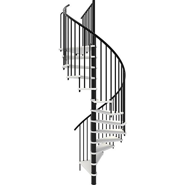 Minka Spindeltreppe  Spiral Smart Schwarz Geschosshöhe bis 305 cm günstig online kaufen