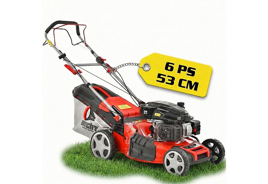Hecht Benzinrasenmäher 554 SX mit Radantrieb 5in1, 53 cm Schnittbreite, Mul günstig online kaufen