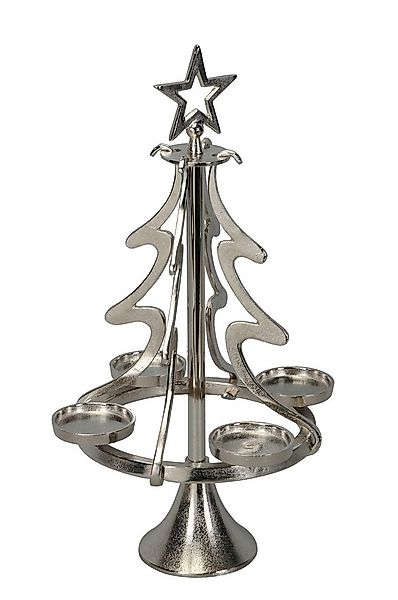 finehomegarden Kerzenständer Alu Tannenbaum H55cm + H72cm für Gläser als Si günstig online kaufen