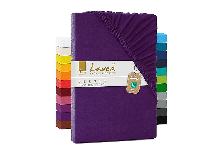 Lavea Spannbettlaken Bettlaken Maya, 180x200cm, 200x200cm, 140x200cm, 160x2 günstig online kaufen