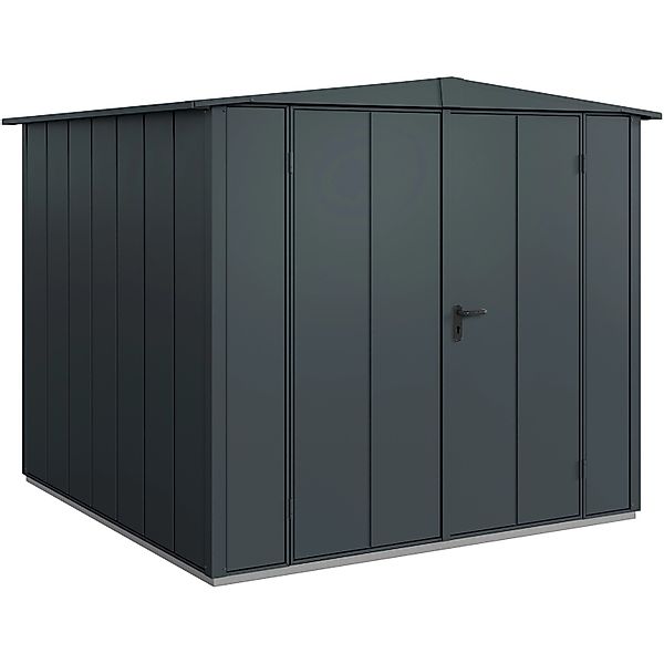 Hörmann Gerätehaus Elegant mit Satteldach Typ 2 RAL7016 Anthrazitgrau Doppe günstig online kaufen