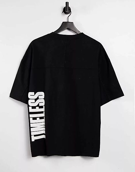 Bershka – Zeitloses T-Shirt in verwaschenem Schwarz günstig online kaufen