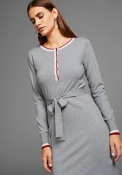 HECHTER PARIS Strickkleid, (2 tlg.), mit Kontrasthenley günstig online kaufen