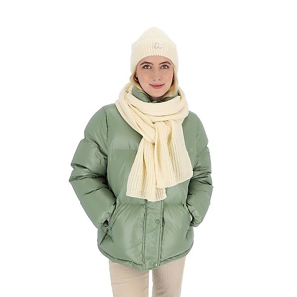 halsüberkopf Accessoires Strickmütze Umschlagmütze mit Logo-Badge günstig online kaufen