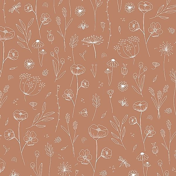 LITTLE DUTCH Vliestapete Wild Flowers, 10 günstig online kaufen