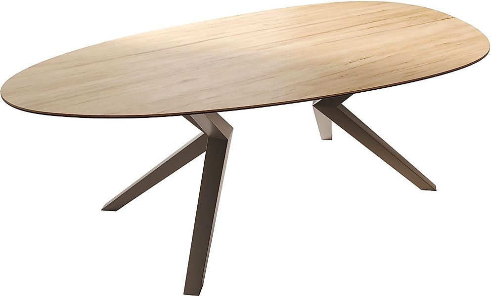 DELIFE Esstisch Edge, Oval Keramik Laminam® günstig online kaufen