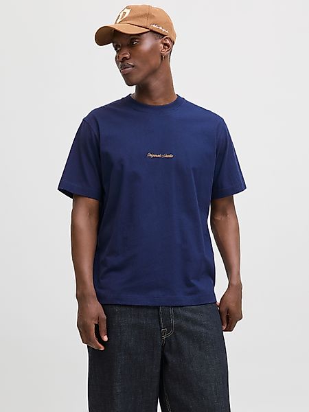 Jack & Jones Kurzarmshirt "JORNORREBRO EMB TEE SS CREW NECK NOOS" günstig online kaufen