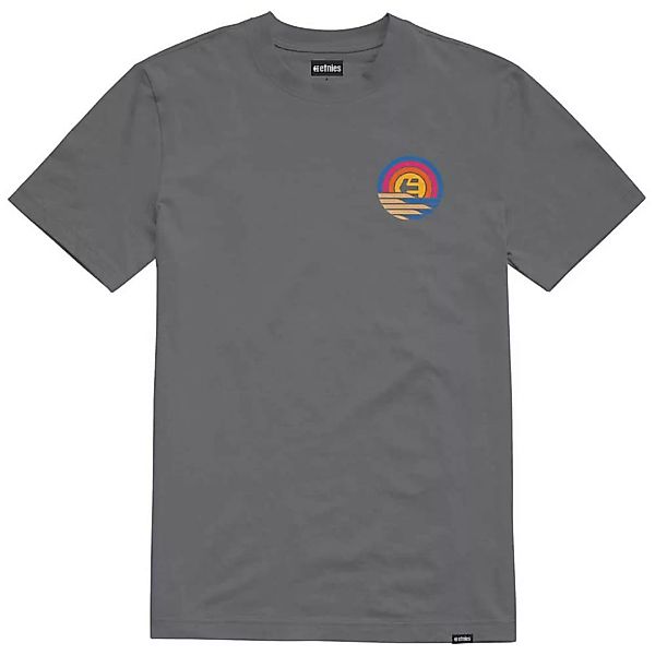 Etnies Sunset Wash Kurzärmeliges T-shirt S Dark Grey günstig online kaufen