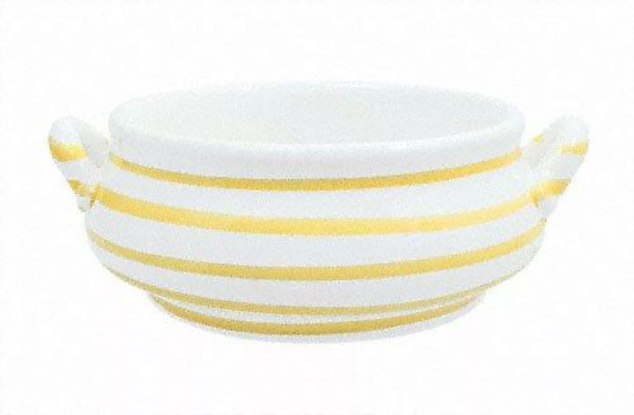 Gmundner Keramik Gelbgeflammt Suppenschale 0,37 L / h: 5,9 cm günstig online kaufen