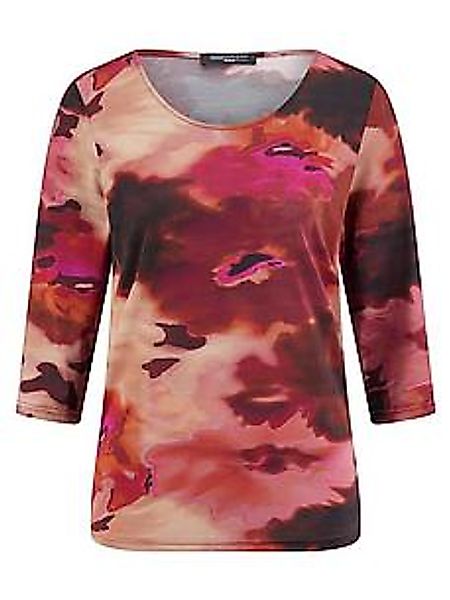 Rundhals-Shirt 3/4-Arm Fadenmeister Berlin rot günstig online kaufen