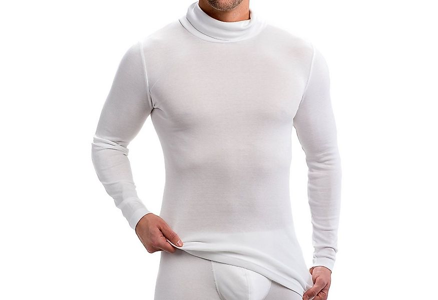 HERMKO Unterziehshirt 16645 Herren langarm Shirt mit Rollkragen günstig online kaufen