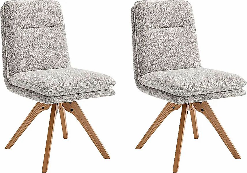 Home affaire Esszimmerstuhl "Valencia", (Set), 2 St., Boucle, verschiedene günstig online kaufen