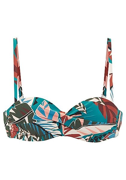 Buffalo Bügel-Bandeau-Bikini-Top Moana, mit modernem Allover-Print günstig online kaufen