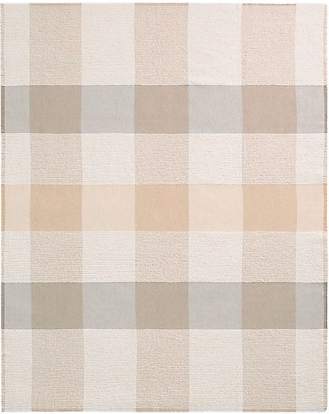 Biederlack Plaid »Plaid White Bouclé«, in klassischem Karodesign günstig online kaufen