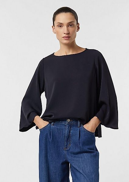 comma Kurzarmbluse Bluse Fließende Bluse mit weitem Ärmel günstig online kaufen