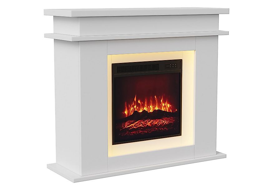 FUROKOY Kaminumbauschrank Kaminkonsole,Wandregal Kamingehäuse aus MDF (Holz günstig online kaufen