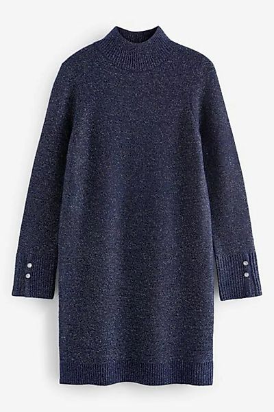 Next Strickkleid Hochgeschlossenes Pulloverkleid mit Pailletten (1-tlg) günstig online kaufen