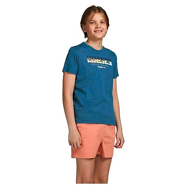 Jack & Jones Cabana Kurzärmeliges T-shirt 176 Ensign Blue günstig online kaufen