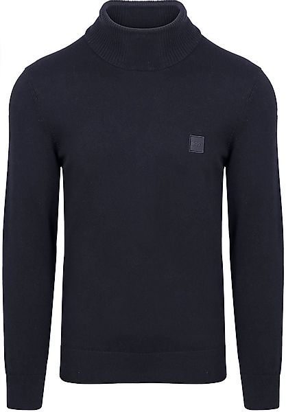 BOSS Rollkragenpullover Akiro Navy - Größe L günstig online kaufen