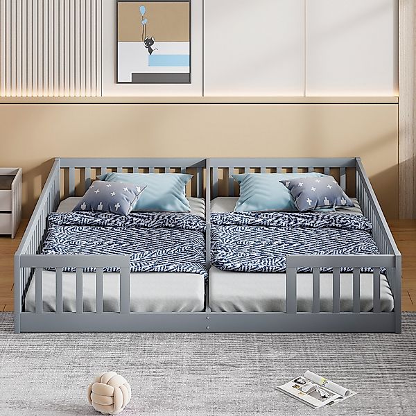 REDOM Polsterbett Kinderbett Doppelbett (Kinderbett für günstig online kaufen