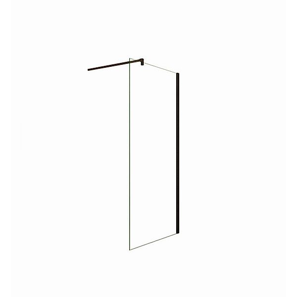 Duschparadies Walk In Glas 90 x 200cm Duschwand mit 140cm Nano Glas10mm Nan günstig online kaufen