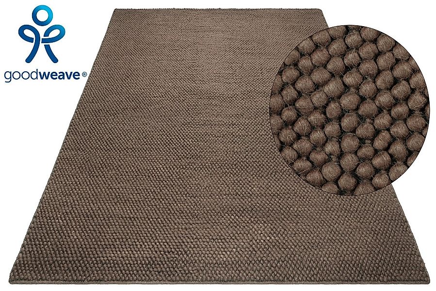 LeGer Home by Lena Gercke Wollteppich Ainhoa, handgewebt, Wolle, rechteckig günstig online kaufen