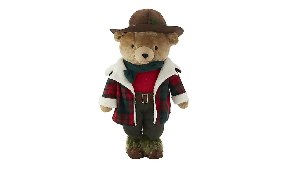 Deko Figur Bär   ¦ braun ¦ Polyester,Metall ¦ Maße (cm): B: 38 H: 60 T: 23. günstig online kaufen