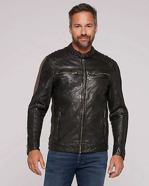 CAMP DAVID Lederjacke Bren:ton Camp David - Herren Lederjacke Bikerjacke La günstig online kaufen