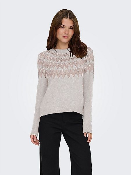 ONLY Strickpullover ONLFRY LS JQ GLITTER O-NECK CC KNT günstig online kaufen