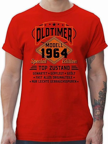 Shirtracer T-Shirt Oldtimer Modell 1964 - schwarz 60. Geburtstag günstig online kaufen