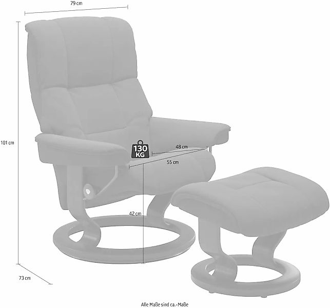 Stressless "Mayfair" mit Classic Base, Größe S, M & L, Gestell Eiche, in 3 günstig online kaufen