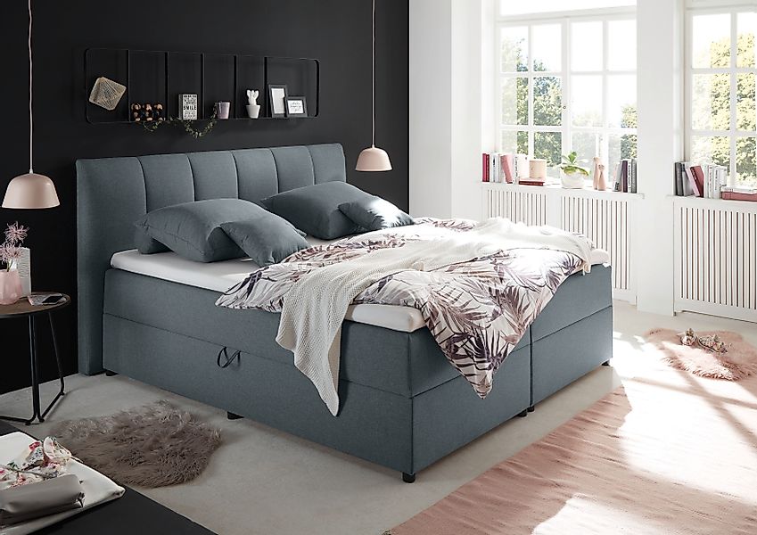 ED EXCITING DESIGN Boxbett »"Granada" inkl. Bettkasten und Topper«, erhältl günstig online kaufen