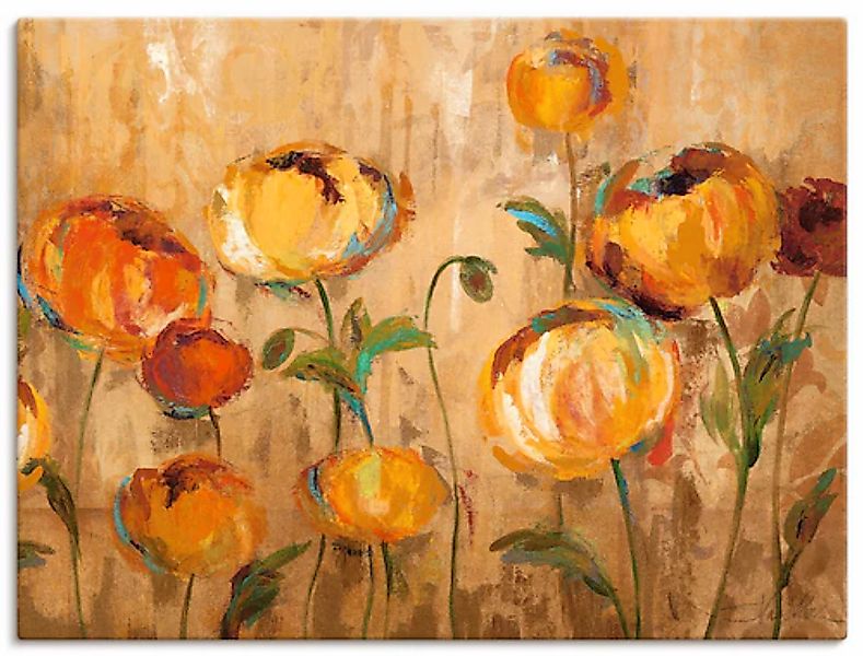 Artland Wandbild »Freudige Ranunkel« 1 Stk. tlg. als Leinwandbild, Poster i günstig online kaufen